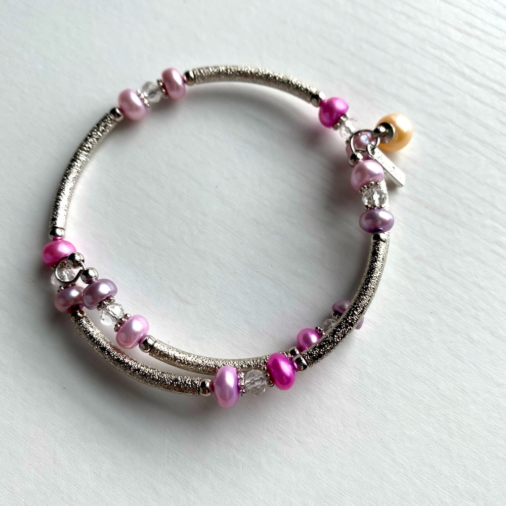 Vantel Pearls stainless steel bracelet